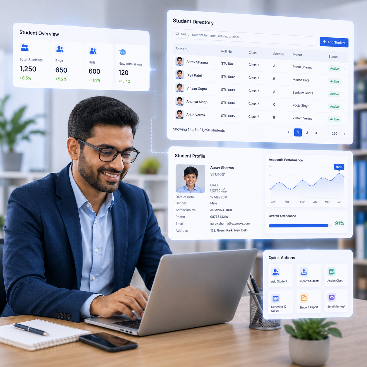 Schoolixa student dashboard